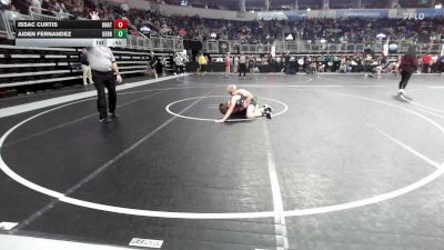 125 lbs Consi Of 8 #2 - Issac Curtis, Unattached vs Aiden Fernandez, Derby WC