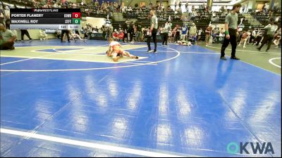 58 lbs Final - Porter Flanery, Cowboy Wrestling Club vs Maxwell Roy, Standfast