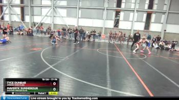 77-78 lbs Round 3 - Tyce Dunbar, Ambush Wrestling vs Maveryk Summerour, Eastern Oregon Elite