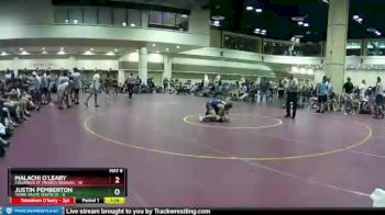 126 lbs Round 7 (10 Team) - Justin Pemberton, Terre Haute South (1) vs Malachi O`leary, Columbus St. Francis DeSales