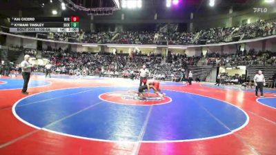 106-5A Champ. Round 1 - Kymani Tinsley, Seckinger vs Kai Cicero, Veteran`s