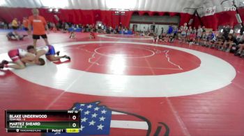 113 lbs Finals (2 Team) - Blake Underwood, Team Red vs Martez Sheard, Team Blue