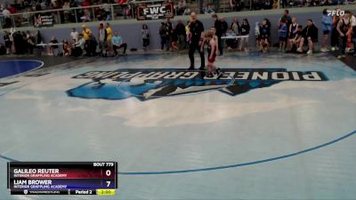 71 lbs 5th Place Match - Liam Brower, Interior Grappling Academy vs Galileo Reuter, Interior Grappling Academy