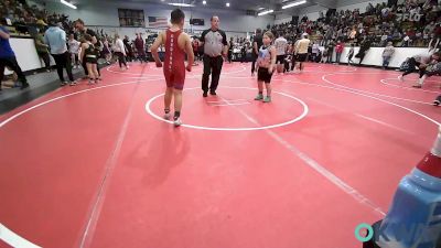 110 lbs Consolation - Laiklyn Wiese, Warrior Wrestling Club vs Roper Campbell, Collinsville Cardinal Youth Wrestling