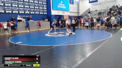 127 lbs Round 3 - Joseph Alger, Waconia vs Finnegan Harris, Minnetonka