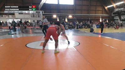 170 lbs Semifinal - Barry Norman, Blair Academy vs Cole Pangborn, Blair Academy