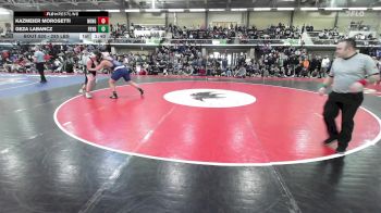 285 lbs 3rd Place - Kazmeier Morosetti, North Kingstown vs Geza Labancz, Fryeburg Academy