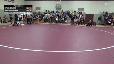 116-123 lbs 1st Place Match - Ryker Calkins, Williamsburg vs Huston Hookom, Independence