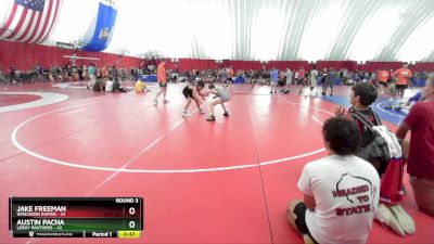 99-101 lbs Round 3 - Jake Freeman, Wisconsin Rapids vs Austin Pacha, LeRoy Panthers