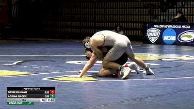 184 lbs Adrian Gacek, Clarion vs Gavin Hannah, Bloomsburg