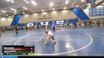 80 lbs Quarterfinal - Aeden Hinnen, Top Of Utah vs Reid Harris, Sanderson Wrestling Academy