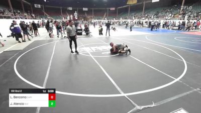 120 lbs Rr Rnd 2 - Lawrence Bencomo, Capital City Jr WC vs Jason Atencio, SLV Elite