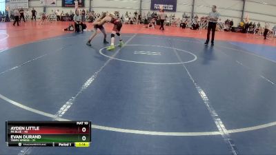 120 lbs Rd# 7- 10:45am Saturday Final Pool - Evan Durand, Terps Xpress vs Ayden Little, PA Blue