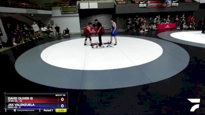 136 lbs Round 5 (10 Team) - David Oliver III, OCWA-GR vs Jax Valenzuela, SAWA-GR