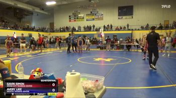 87 lbs Round 1 - Journey Carney, Colby Kids Wrestling Club vs Millie Cook, Cougar Wrestling Club