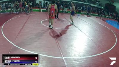 170 lbs Round 1 - James Keinonen, Oregon vs Branch Martin, Montana