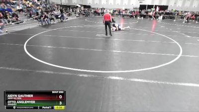 150 lbs Cons. Round 4 - Aidyn Gauthier, West De Pere vs Otto Anglemyer, Amherst