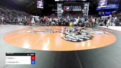 150 lbs Cons 128 #2 - Zach Gerby, NY vs Joe Connors III, WY