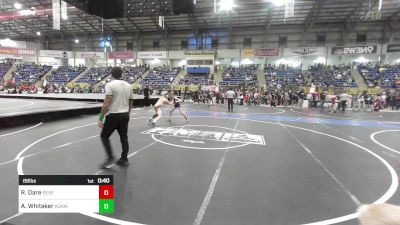 89 lbs Consi Of 8 #1 - Ronan Dare, Severance WC vs Avery Whitaker, Adams City WC