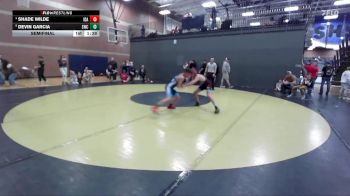 113 lbs Semifinal - Devin Garcia, Suples Wrestling Club vs Shade Wilde, Idaho