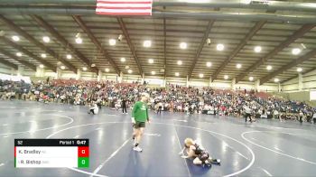 52 lbs Quarterfinal - Ryder Bishop, Aviator Wrestling Club vs Kai Bradley, Westlake