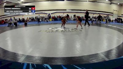 131 lbs Champ. Round 2 - Jes`Onia Barefield, Georgetown College vs Gianna Amendola, East Stroudsburg University