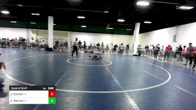 90 lbs Consi Of 16 #1 - Jonathan Comes, TN vs Josh Werner, VA