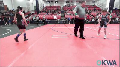 70 lbs Rr Rnd 4 - James Evans, Bartlesville Wrestling Club vs Melissavette Alba, Cowboy Wrestling Club