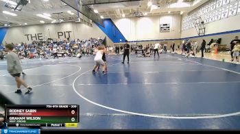 200 lbs Semifinal - Rodney Sabin, Uintah Wrestling vs Graham Wilson, West Jordan