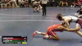 125 lbs Quarterfinal - 1 Esco Walker, Grand View vs 9 Carter Cox, Cumberland