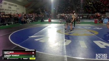 2A 152 lbs Quarterfinal - Hiatt Beck, Aberdeen vs Carson Yearout, Potlatch