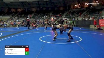 115 lbs Final - Shayla Gallegos, Colorado Girls National Team vs Regan Rosseter, Nebraska Wrestling Academy