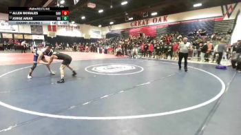 106 lbs Champ. Round 1 - Allen Morales, Dana Hills vs Jorge Arias, Vista Del Lago