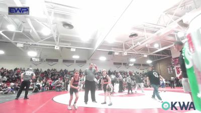 64x lbs Round Of 16 - Oakes Benton, Honey Badgers Wrestling Club vs Salyer Torix, Sperry Wrestling Club