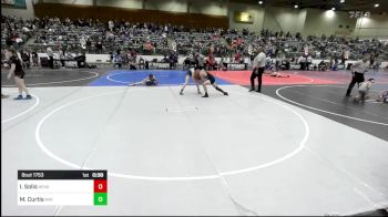 130 lbs 2nd Place - Isaid Solis, Nevada Elite WC vs Matthew Curtis, Mat Sense