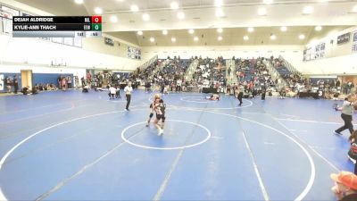 105 lbs 3rd Place Match - Dejah Aldridge, Reign WC vs Kylie-Ann Thach, Eastvale Elite Wrestling