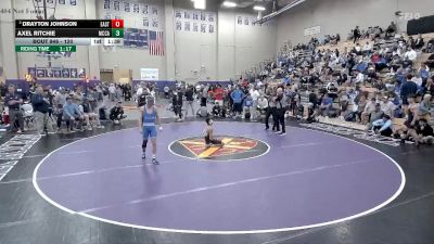 120 lbs Semifinal - Drayton Johnson, Eastside vs Axel Ritchie, McCallie