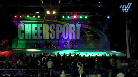 Steele Athletics - Denver - Crimson Coed [2025 L5 Senior Coed - Medium] 2025 CHEERSPORT National All Star Cheerleading Championship