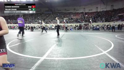 55 lbs Consi Of 16 #2 - Kayden Bass, Grove Takedown Club vs Kaden Decker, Henryetta Knights Wrestling Club