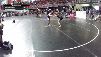 101 lbs Quarterfinal - Cara Caruso, Pioneer Wrestling Club vs Cora Pankoke, Centennial Wrestling Club