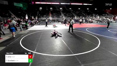 89 lbs Rr Rnd 1 - Trenton Enis, Thermopolis WC vs Taden Sundeen, Glasgow WC