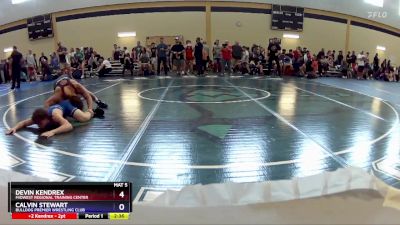 190 lbs Cons. Round 5 - Devin Kendrex, Midwest Regional Training Center vs Calvin Stewart, Bulldog Premier Wrestling Club