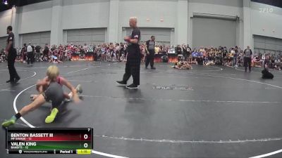 72 lbs Round 1 (10 Team) - Valen King, Bandits vs Benton Bassett III, MF Savage