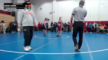 285 lbs Cons. Round 3 - Ayden Burton, Franklin Wrestling Club vs Ezekiel Farmer, Evansville Mater Dei