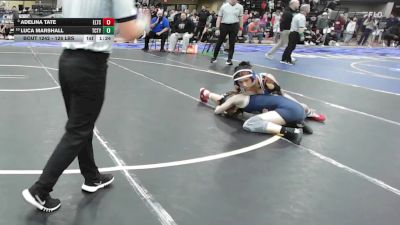 126 lbs Semifinal - Adelina Tate, Ellis Tech vs Luca Marshall, Tri-County
