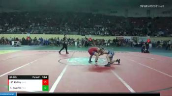 6A-145 lbs Cons. Round 1 - Caden Kelley, Bixby vs Trinit Zweifel, Enid