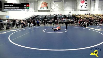 96 lbs Cons. Round 4 - David Byrd, NWAA vs Brayden Beichner, Falconer Youth Wrestling