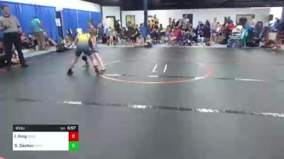 85 lbs Consi Of 4 - Izabella King, Team Rock & Rumble vs Gunner Dayton, Havers Hammers