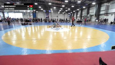 145 lbs Consi Of 16 #2 - Bode Hazlett, MT vs Luke Howle, SC