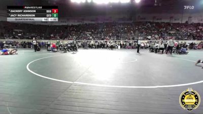 B4A-175 lbs Quarterfinal - Zackery Johnson, Douglass vs Jacy Richardson, Catoosa